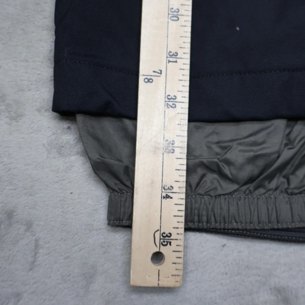 North Face Snow Pants Mens Large Black Waterproof Cargo Insulated Winter 33x32